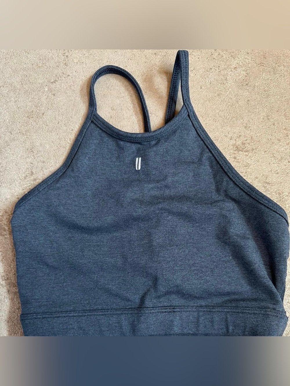 Women’s Charcoal Gray High-Neck sports bra